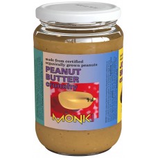 Monki BIO zemesriekstu sviests kraukšķīgais ar jūras sāli, 650g